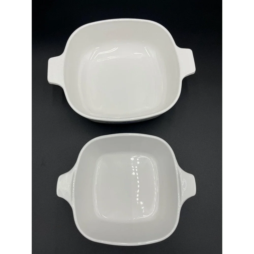 Vintage Corningware Cornflower Baking Dishes: 2-Piece Set